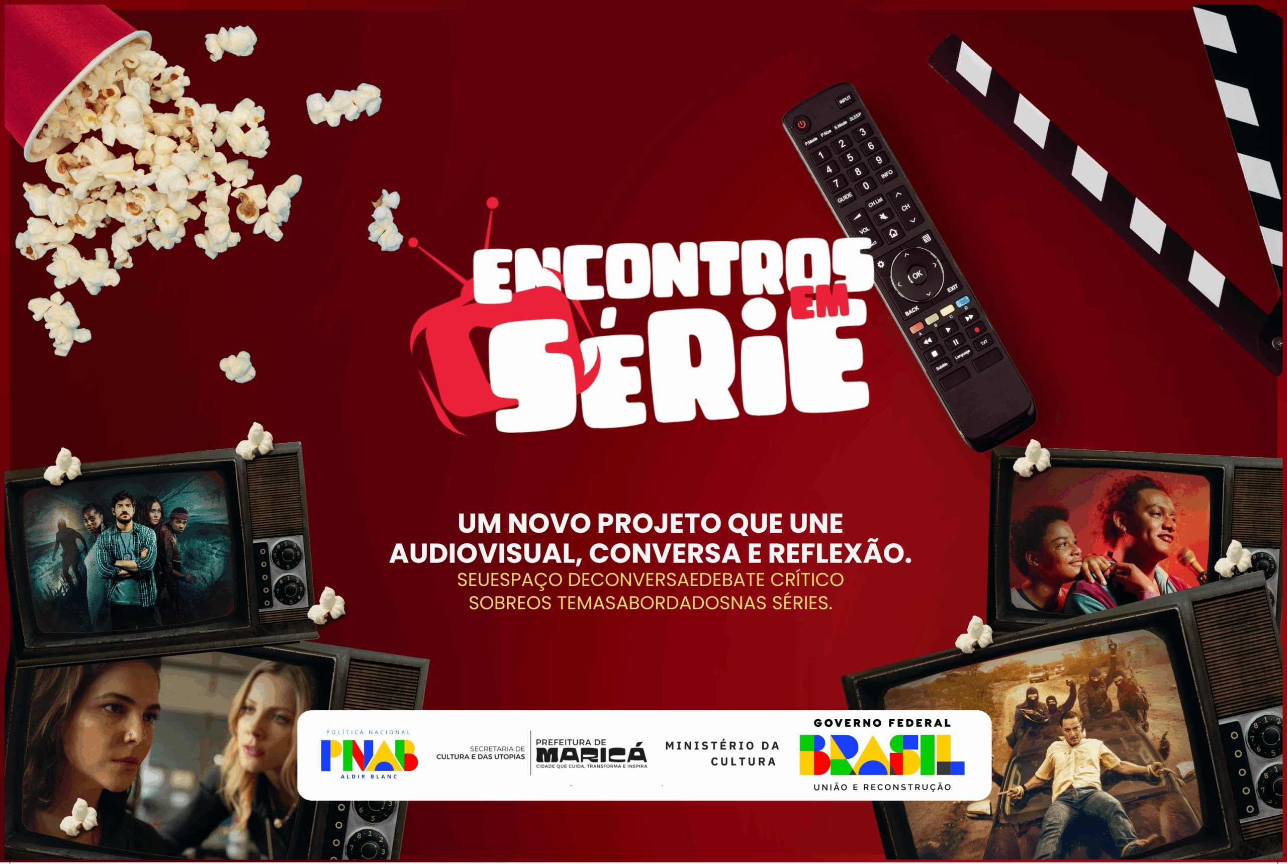 “Encontros em Série” estreia em Maricá debatendo a força das produções brasileiras no streaming